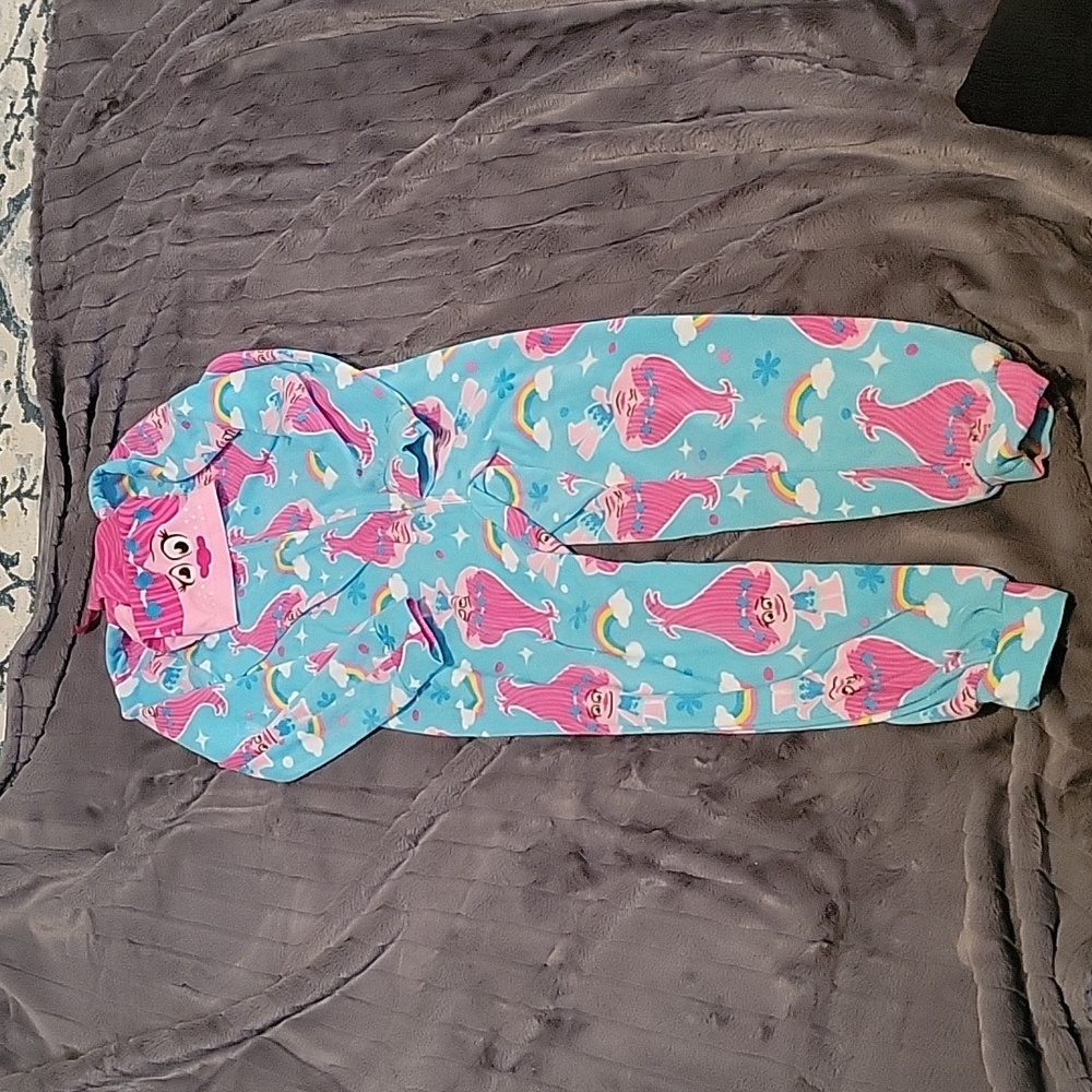 Trolls footie pajamas